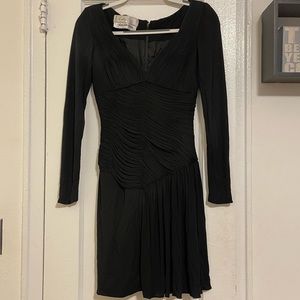 Black, long sleeve dress